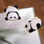 Cute Panda Metal Bookmark