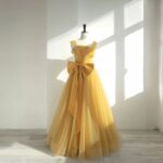 Gilded Butterfly Dream Yellow Gauze Dress  Z0024
