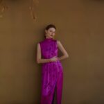 【Party Dress】New Chinese style light luxury original rose red toast dress/engagement cheongsam dress Z0040