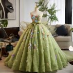 【Auroflora】Green Fairy Tutu Dress G0043
