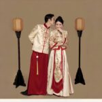 【Xiu He】 Champagne Xiuhe Wedding Dress G0033